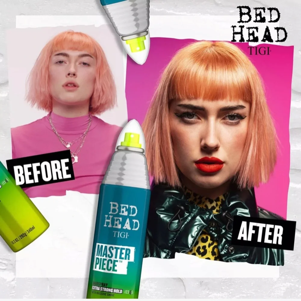 BEDHEAD Travel Size Masterpiece Extra Strong Hold Hairspray 2.4oz NIP BED HEAD